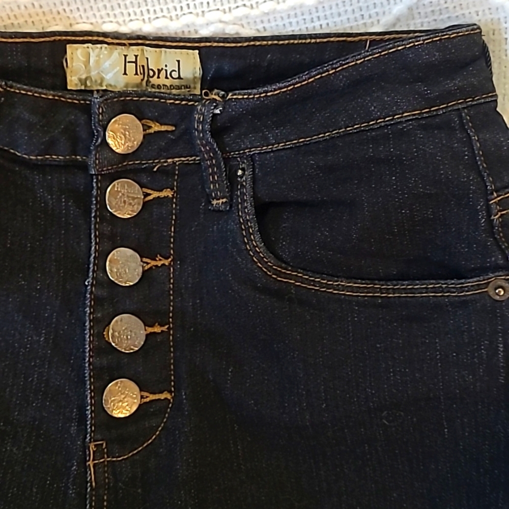 Hybrid high waisted jeans